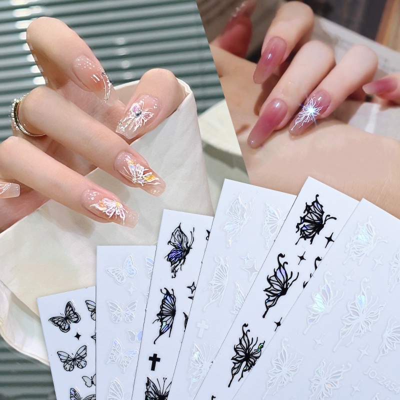Butterfly Nail Art Tarrat