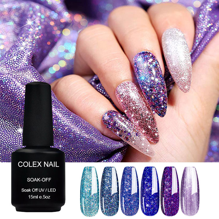 Paksu glitter geeli kiillotus
