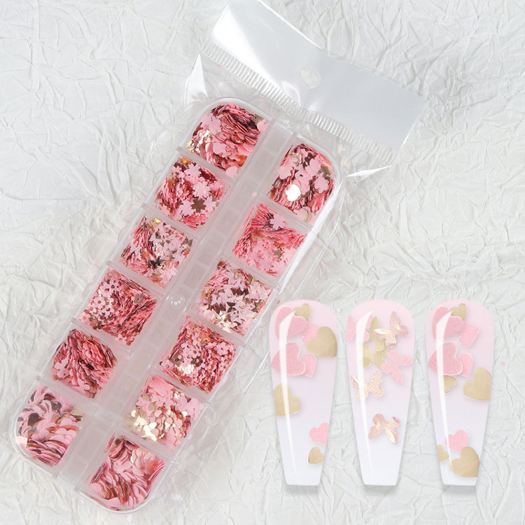 Kukat Nail Glitter paljetteja