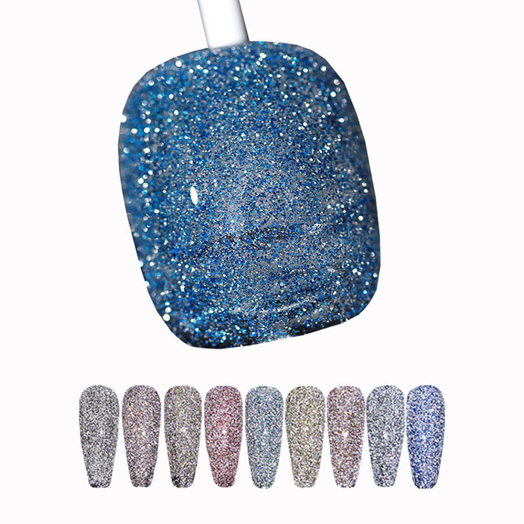Glitter Color muutti diskogeelilakan