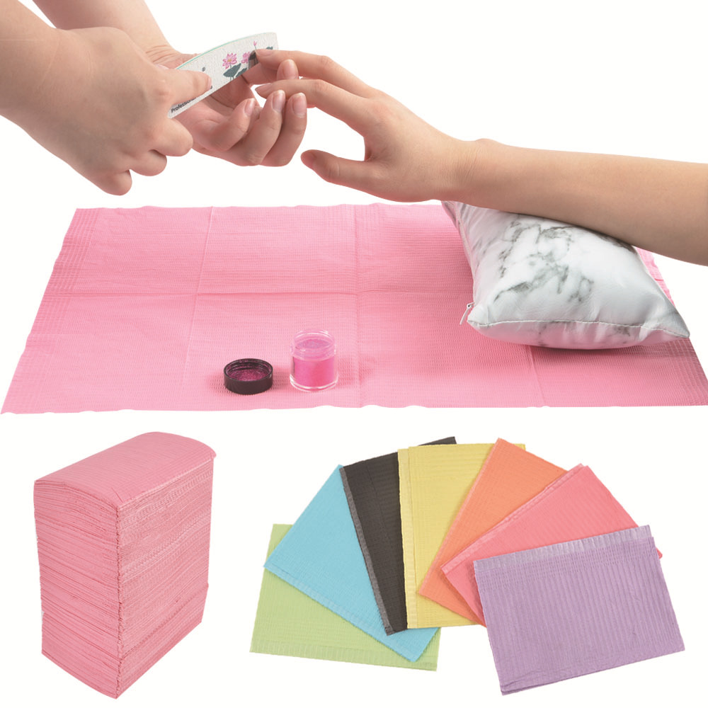 Vedenpitävät Nail Tips Art -pöytäpyyhkeet